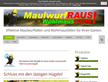 Tablet Screenshot of maulwurfraus.de